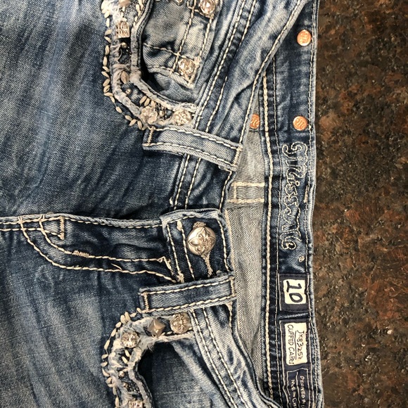 Miss Me girls Capri jeans - Picture 3 of 5